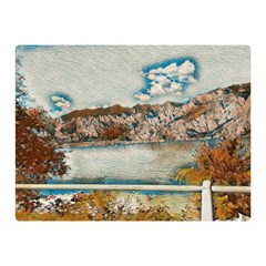 Side Way To Lake Garda, Italy  Premium Plush Fleece Blanket (mini) by ConteMonfrey