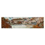 Side way to Lake Garda, Italy. Oblong Satin Scarf (16  x 60 ) Front