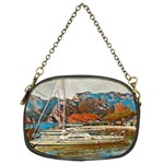 Boats on Lake Garda, Italy. Chain Purse (Two Sides) Front