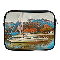 Boats On Lake Garda, Italy  Apple Ipad 2/3/4 Zipper Cases by ConteMonfrey