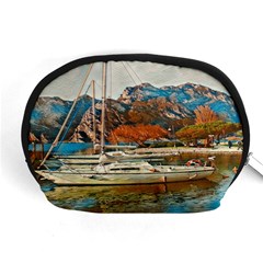 Boats On Lake Garda, Italy  Accessory Pouch (medium) by ConteMonfrey