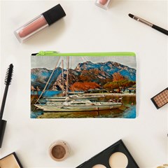 Boats On Lake Garda, Italy  Cosmetic Bag (xs) by ConteMonfrey