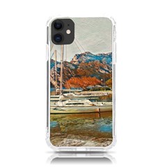 Boats On Lake Garda, Italy  Iphone 11 Tpu Uv Print Case