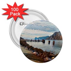 Ducks On Gardasee 2 25  Buttons (100 Pack)  by ConteMonfrey