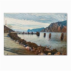 Ducks On Gardasee Postcards 5  X 7  (pkg Of 10) by ConteMonfrey