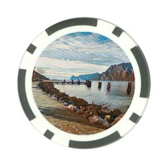 Ducks On Gardasee Poker Chip Card Guard (10 Pack) by ConteMonfrey