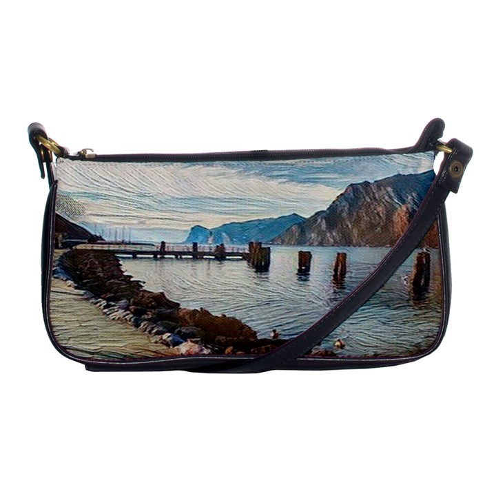 Ducks on Gardasee Shoulder Clutch Bag