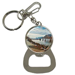 Ducks On Gardasee Bottle Opener Key Chain by ConteMonfrey