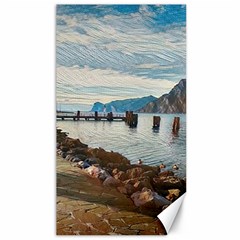 Ducks On Gardasee Canvas 40  X 72  by ConteMonfrey