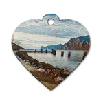 Ducks on Gardasee Dog Tag Heart (Two Sides) Front