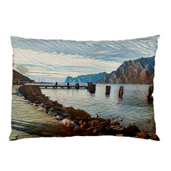 Ducks On Gardasee Pillow Case by ConteMonfrey