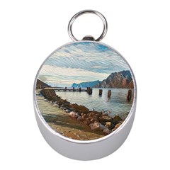 Ducks On Gardasee Mini Silver Compasses by ConteMonfrey