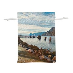 Ducks On Gardasee Lightweight Drawstring Pouch (m) by ConteMonfrey