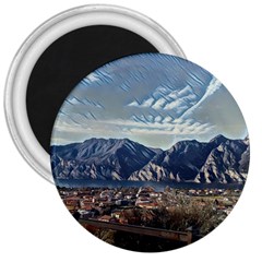 Lake In Italy 3  Magnets by ConteMonfrey