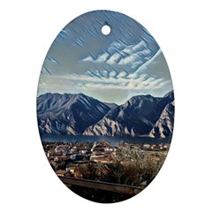 Lake In Italy Ornament (oval)