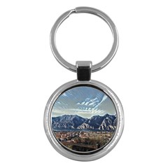 Lake In Italy Key Chain (round) by ConteMonfrey