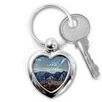 Lake in Italy Key Chain (Heart) Front