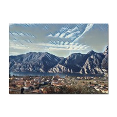 Lake In Italy Sticker A4 (100 Pack) by ConteMonfrey