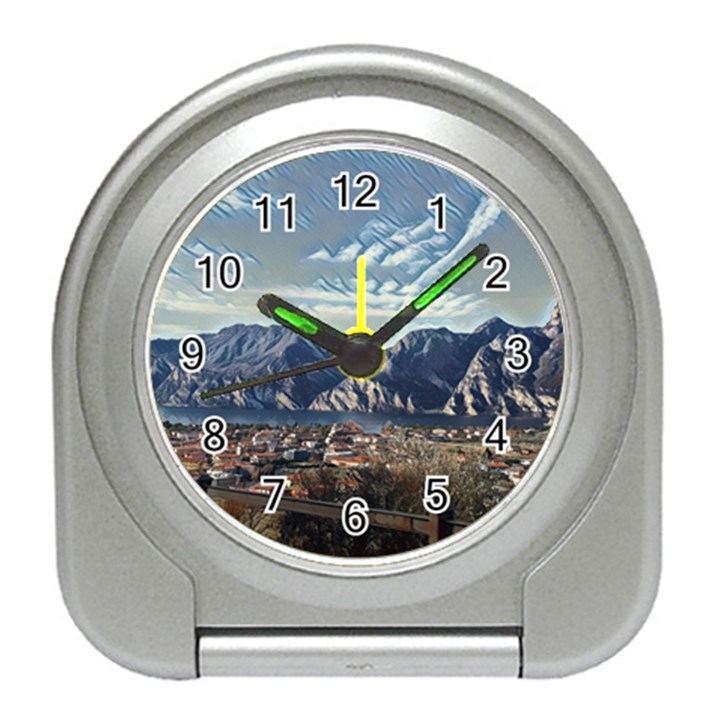 Lake in Italy Travel Alarm Clock