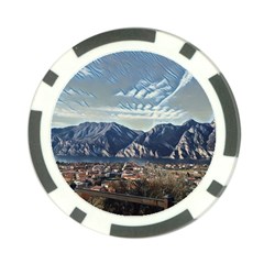 Lake In Italy Poker Chip Card Guard by ConteMonfrey