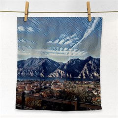 Lake In Italy Face Towel by ConteMonfrey