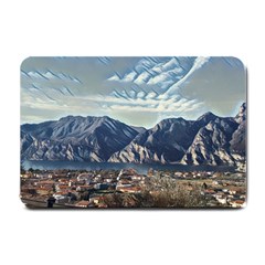 Lake In Italy Small Doormat by ConteMonfrey