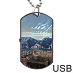 Lake in Italy Dog Tag USB Flash (One Side) Front