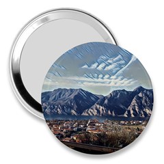 Lake In Italy 3  Handbag Mirrors by ConteMonfrey