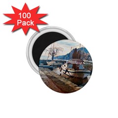 Boats On Gardasee, Italy  1 75  Magnets (100 Pack)  by ConteMonfrey