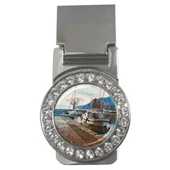 Boats On Gardasee, Italy  Money Clips (cz)  by ConteMonfrey