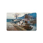 Boats on Gardasee, Italy. Magnet (Name Card) Front