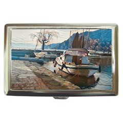 Boats On Gardasee, Italy  Cigarette Money Case by ConteMonfrey