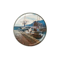 Boats On Gardasee, Italy  Hat Clip Ball Marker by ConteMonfrey