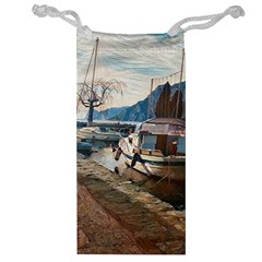 Boats On Gardasee, Italy  Jewelry Bag by ConteMonfrey