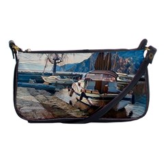 Boats On Gardasee, Italy  Shoulder Clutch Bag by ConteMonfrey