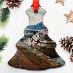 Boats On Gardasee, Italy  Ornament (christmas Tree)  by ConteMonfrey