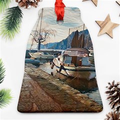 Boats On Gardasee, Italy  Bell Ornament (two Sides) by ConteMonfrey