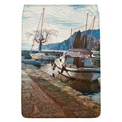 Boats On Gardasee, Italy  Removable Flap Cover (l) by ConteMonfrey