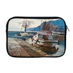 Boats On Gardasee, Italy  Apple Macbook Pro 17  Zipper Case by ConteMonfrey