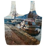 Boats on Gardasee, Italy. Full Print Recycle Bag (XXXL) Front