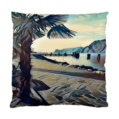 A Walk On Gardasee, Italy  Standard Cushion Case (two Sides) by ConteMonfrey