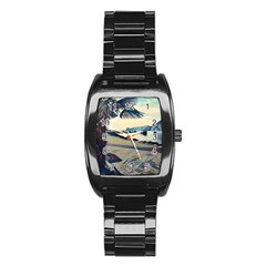 A Walk On Gardasee, Italy  Stainless Steel Barrel Watch by ConteMonfrey