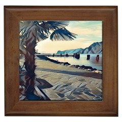 A Walk On Gardasee, Italy  Framed Tile by ConteMonfrey