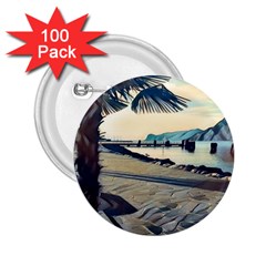 A Walk On Gardasee, Italy  2 25  Buttons (100 Pack)  by ConteMonfrey