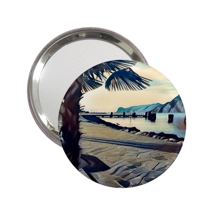 A walk on Gardasee, Italy. 2.25  Handbag Mirrors