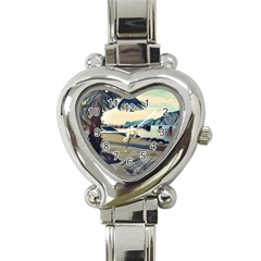 A Walk On Gardasee, Italy  Heart Italian Charm Watch by ConteMonfrey