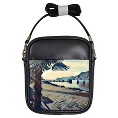 A Walk On Gardasee, Italy  Girls Sling Bag by ConteMonfrey