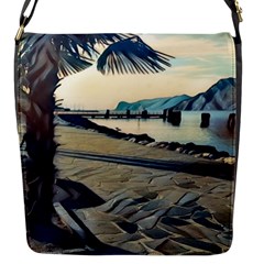 A Walk On Gardasee, Italy  Flap Closure Messenger Bag (s) by ConteMonfrey