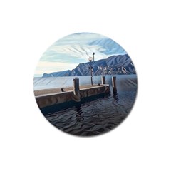 Pier On The End Of A Day Magnet 3  (round) by ConteMonfrey