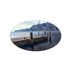 Pier On The End Of A Day Sticker Oval (100 Pack) by ConteMonfrey